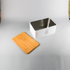 Rectangle Bamboo Cover Storage Box