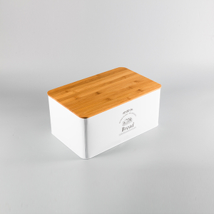 Rectangle Bamboo Cover Storage Box