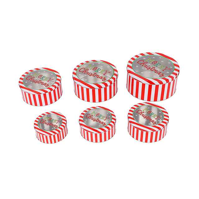 Christmas Six Piece Set Tin Box