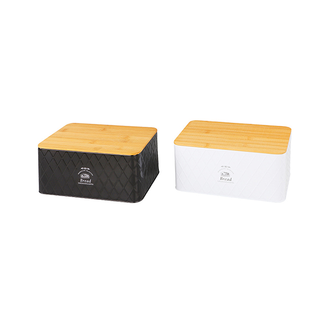 Bamboo Cover Storage Box Combination Set